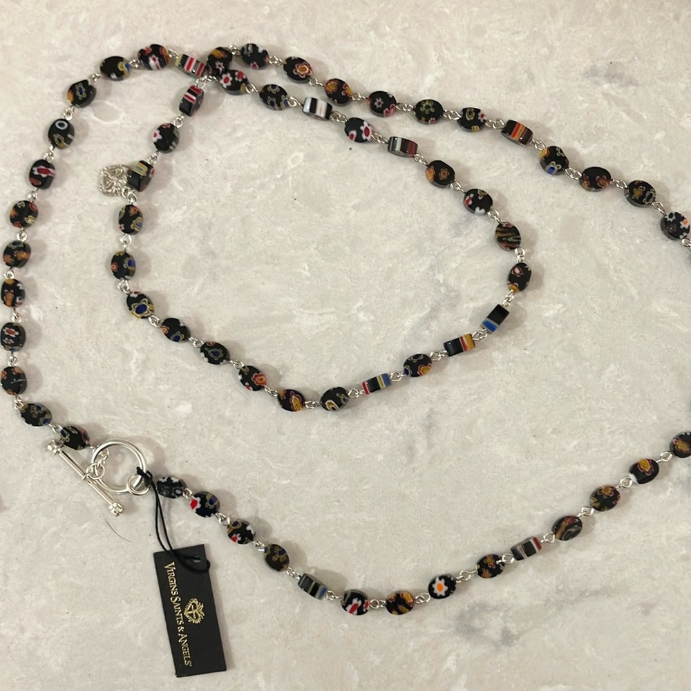 Virgins Saints Angels VSA Delfina Murano Bead Necklace